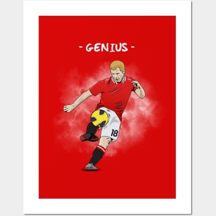 Paul Scholes Volley Posters and Art